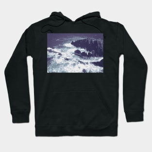 Ocean with Rocks and Waves Hoodie